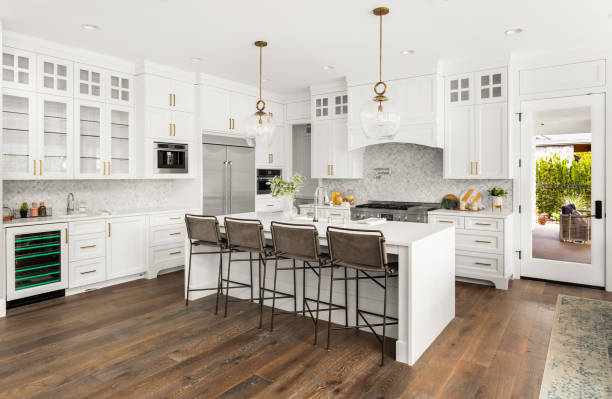 LVP kitchen floor Hampton